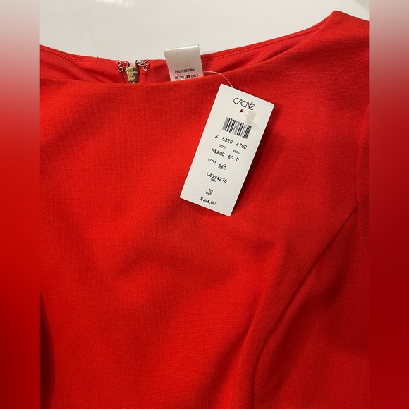 NWT Cache red ruffle dress size 10 - Picture 4 of 5